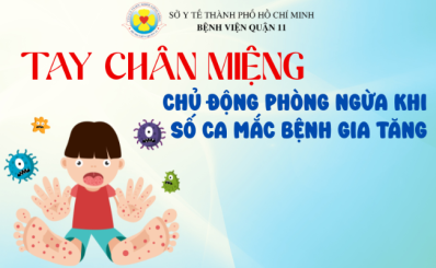(HCDC) Tay chân miệng: Chủ động phòng ngừa khi số ca mắc bệnh gia tăng